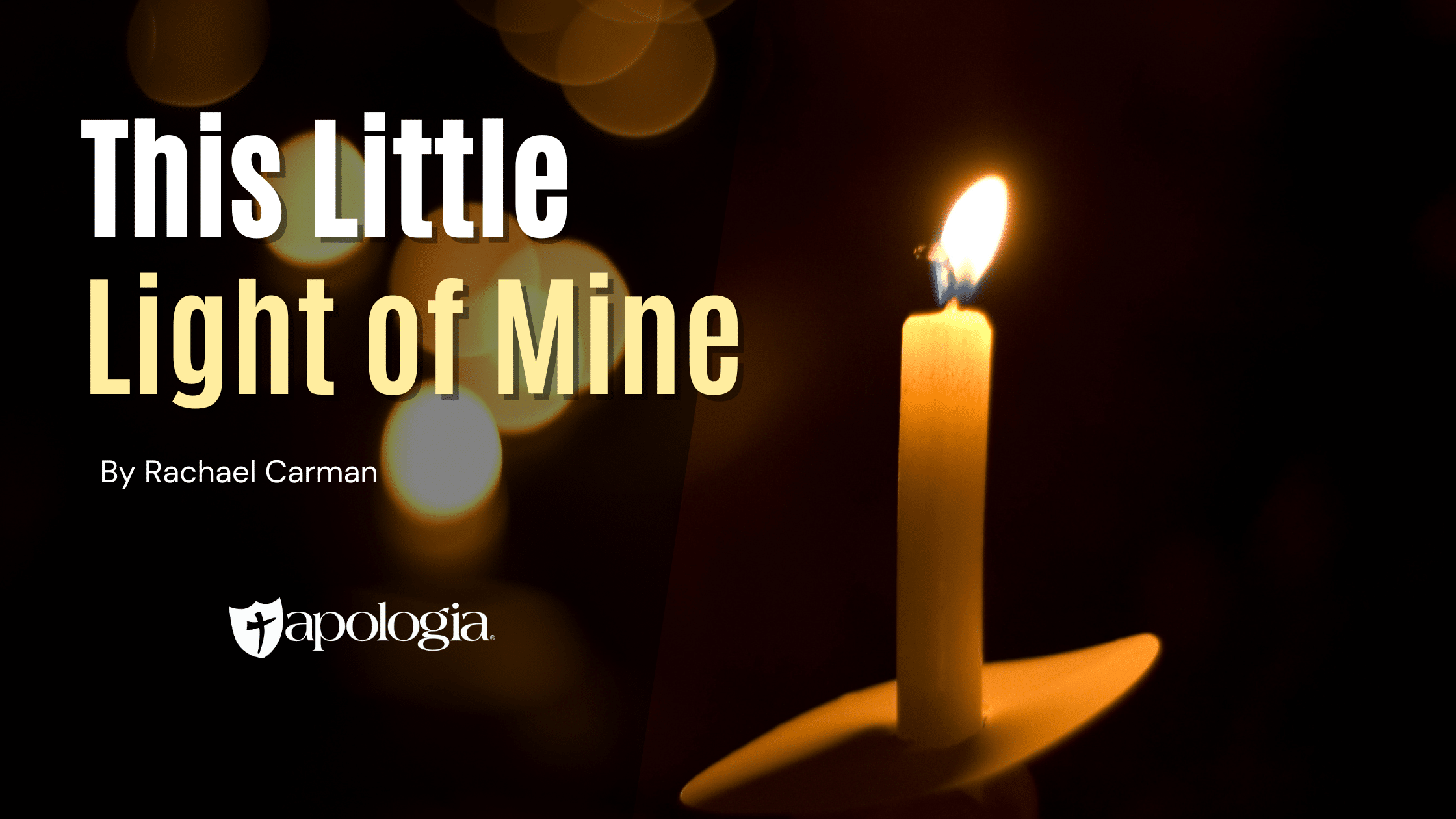 This Little light of mine blog cover photo