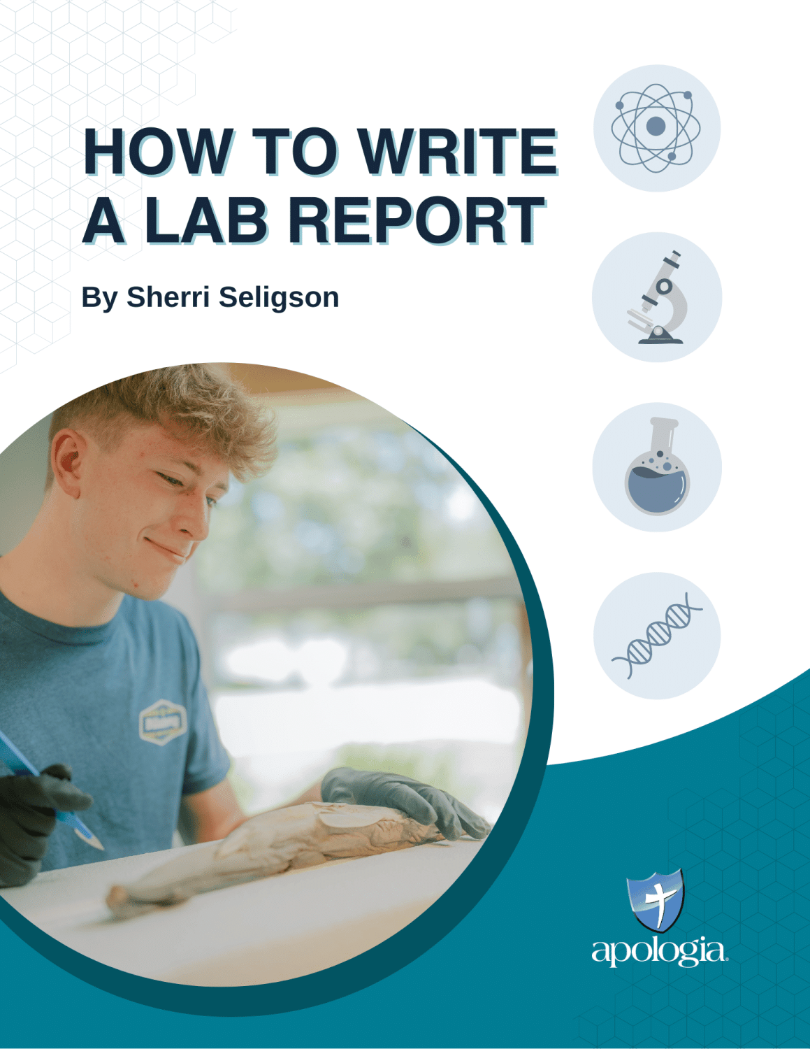 How to Write a Lab Report ebook cover page