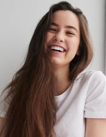smiling teen girl