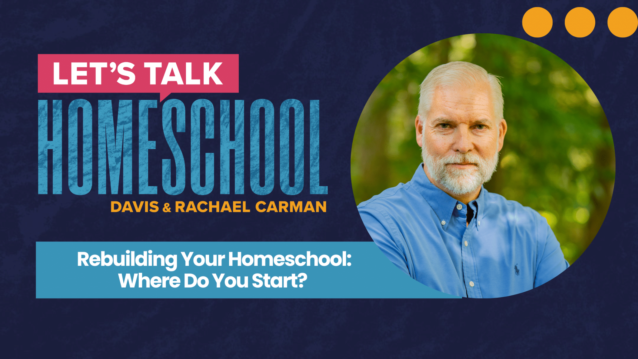 Rebuilding Your Homeschool: Where Do You Start? blog post feature image